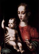 Luis de Morales Virgin and Child with a Spindle oil on canvas
